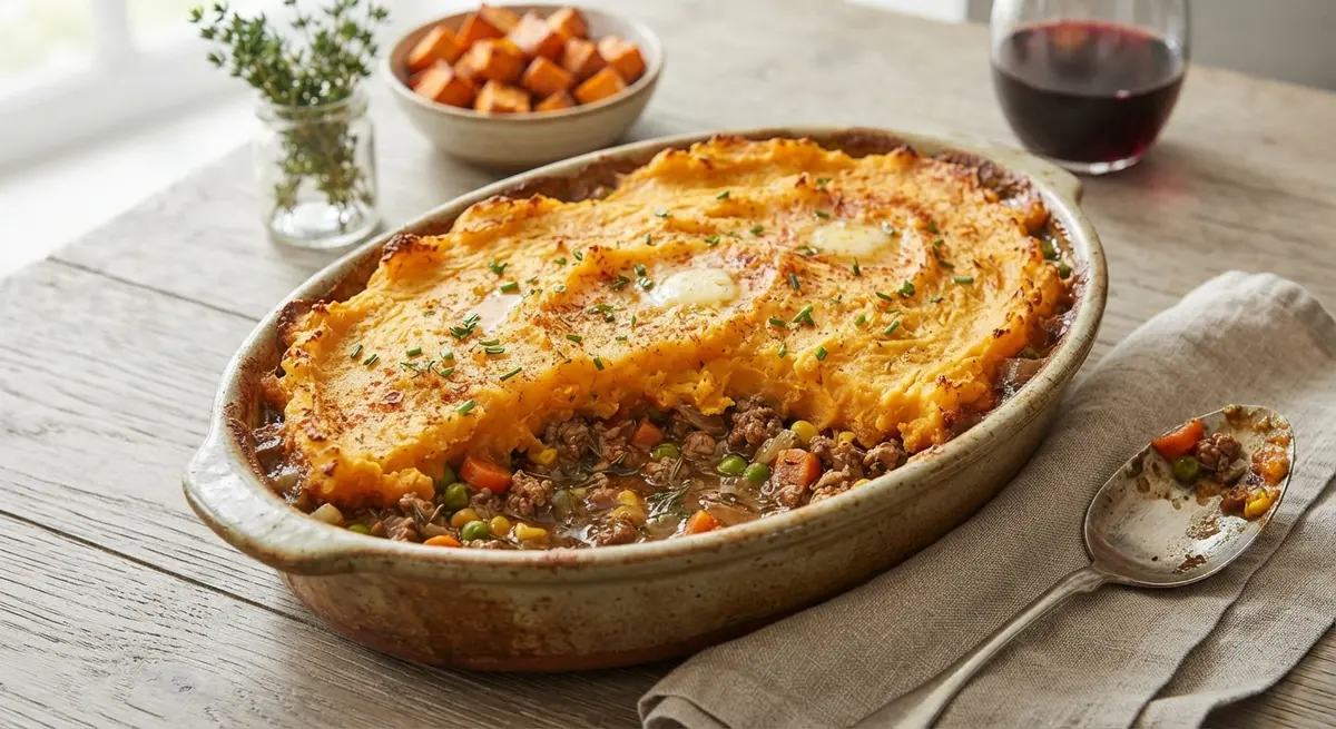 Sweet Potato Beef Shepherd's Pie